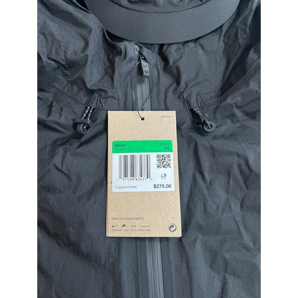 Nike Storm-FIT ADV Men’s XL Running Jacket Black FZ0622-010 New - Picture 4 of 16